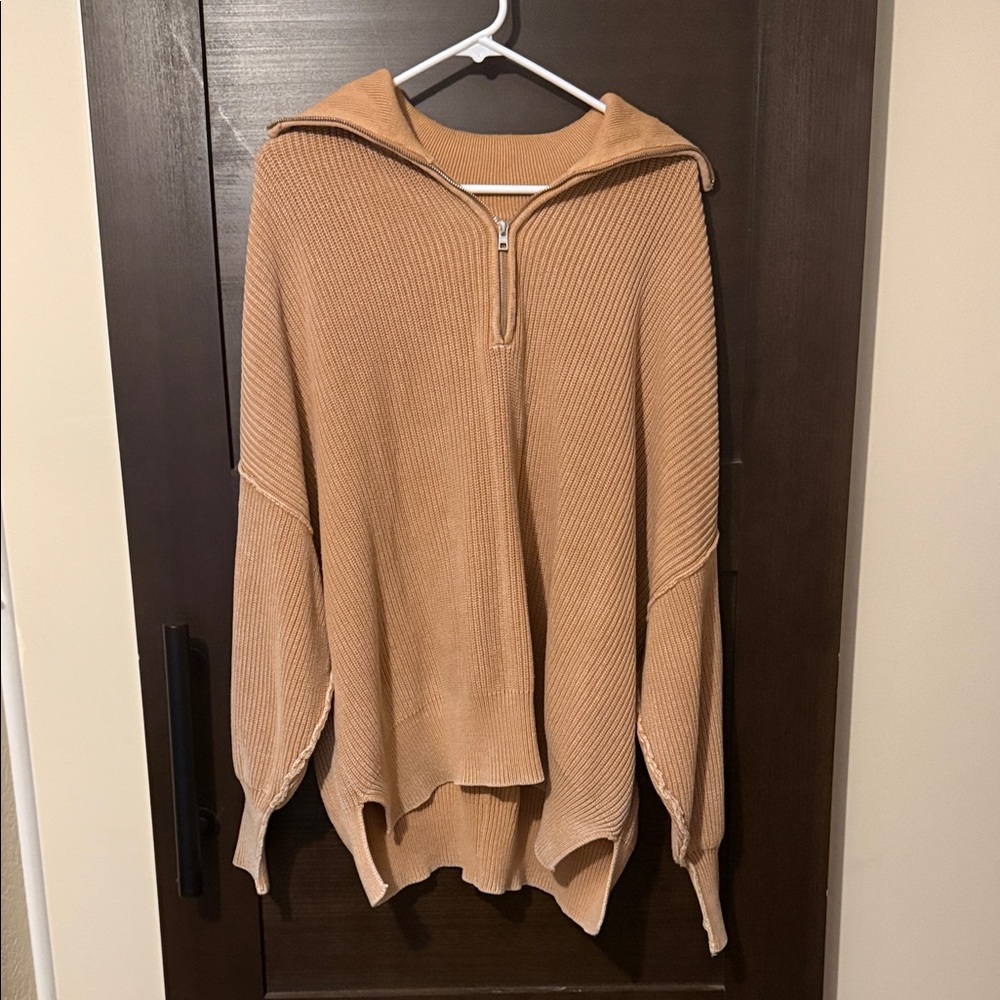 Aerie Beyond Quarter Zip Sweater